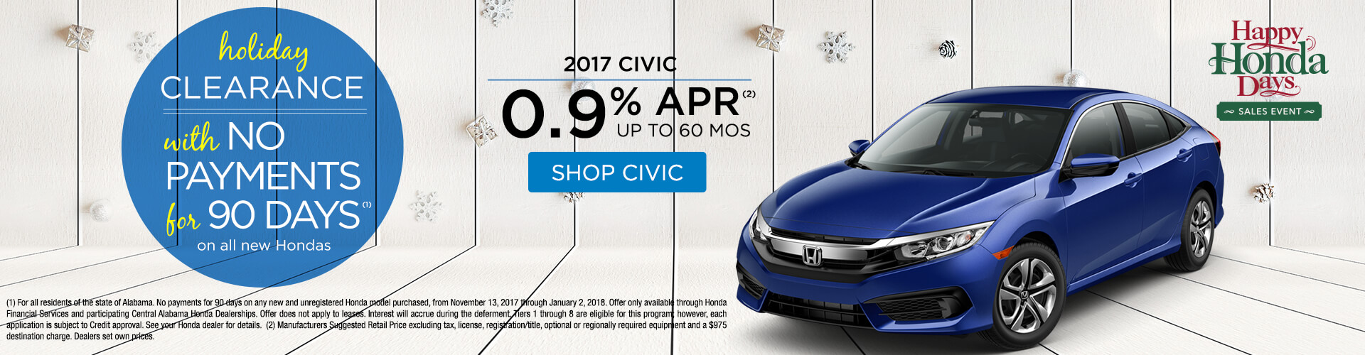 Sunny King Honda New and Used Cars, Parts and Service Anniston, AL.