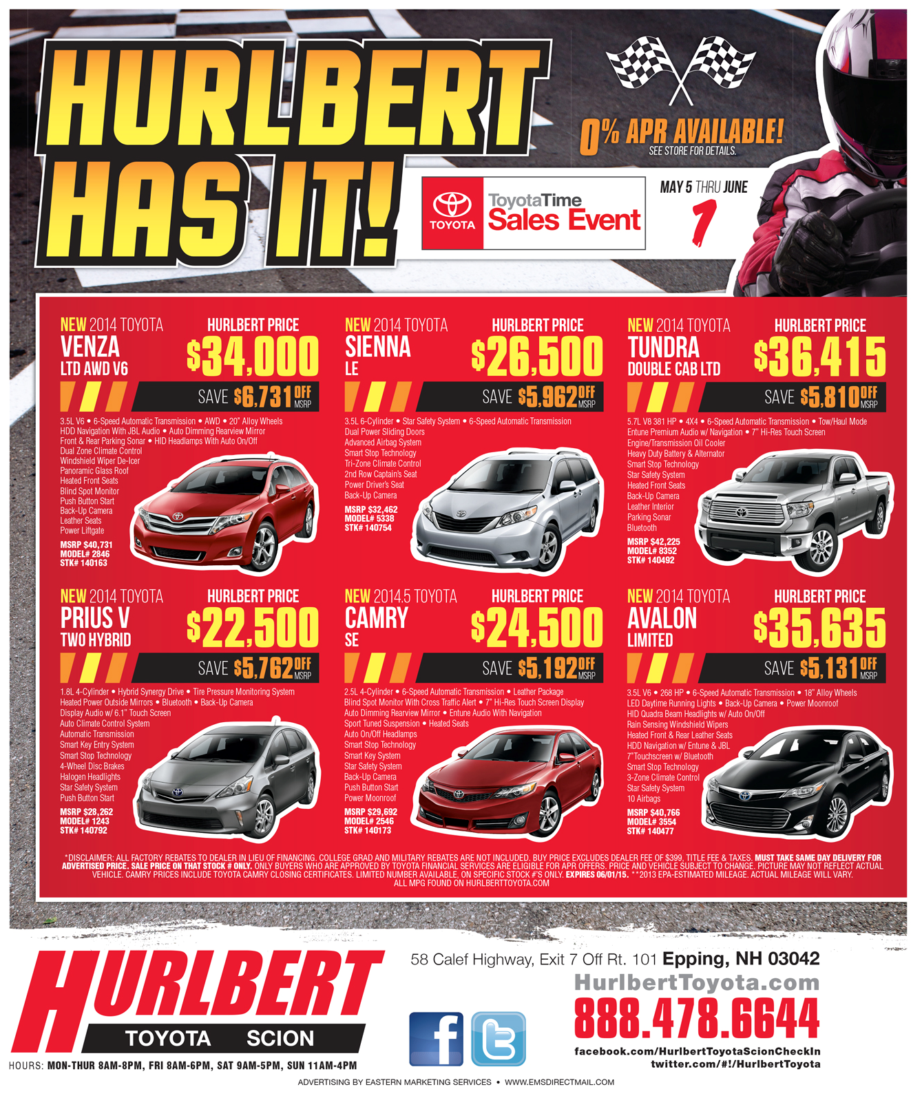 hurlbert toyota of exeter #1