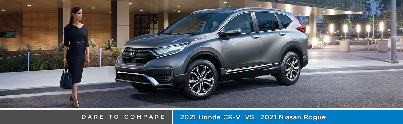 2021 Honda CR-V vs 2021 Nissan Rogue | Avery Greene Honda | Vallejo, CA