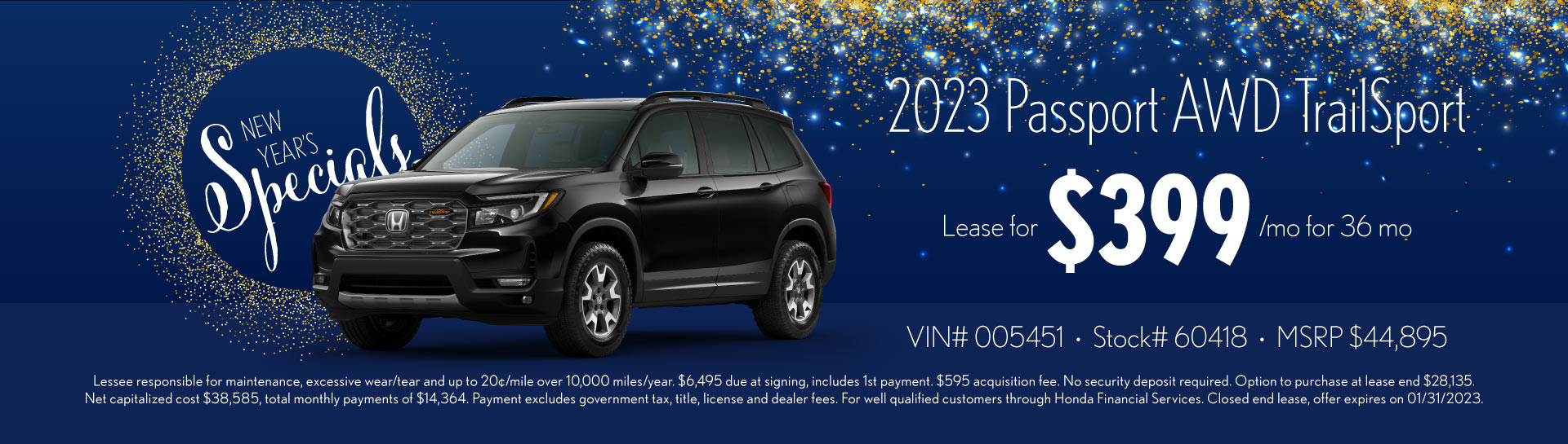 2023 Passport Lease Special