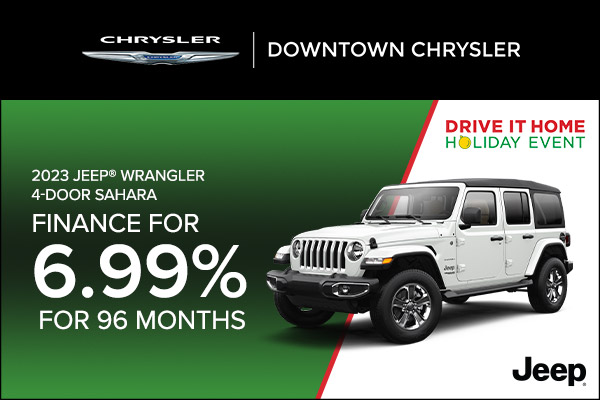 Special Offers at Downtown Chrysler in Toronto, ON