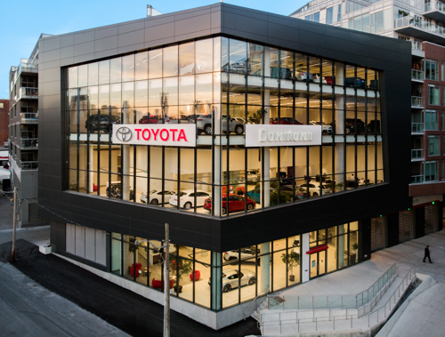 Image of Downtown Toyota's new location at the Autoplex.