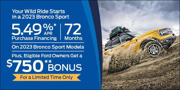 2023 Ford Bronco Sport Special Offer in Toronto, ON