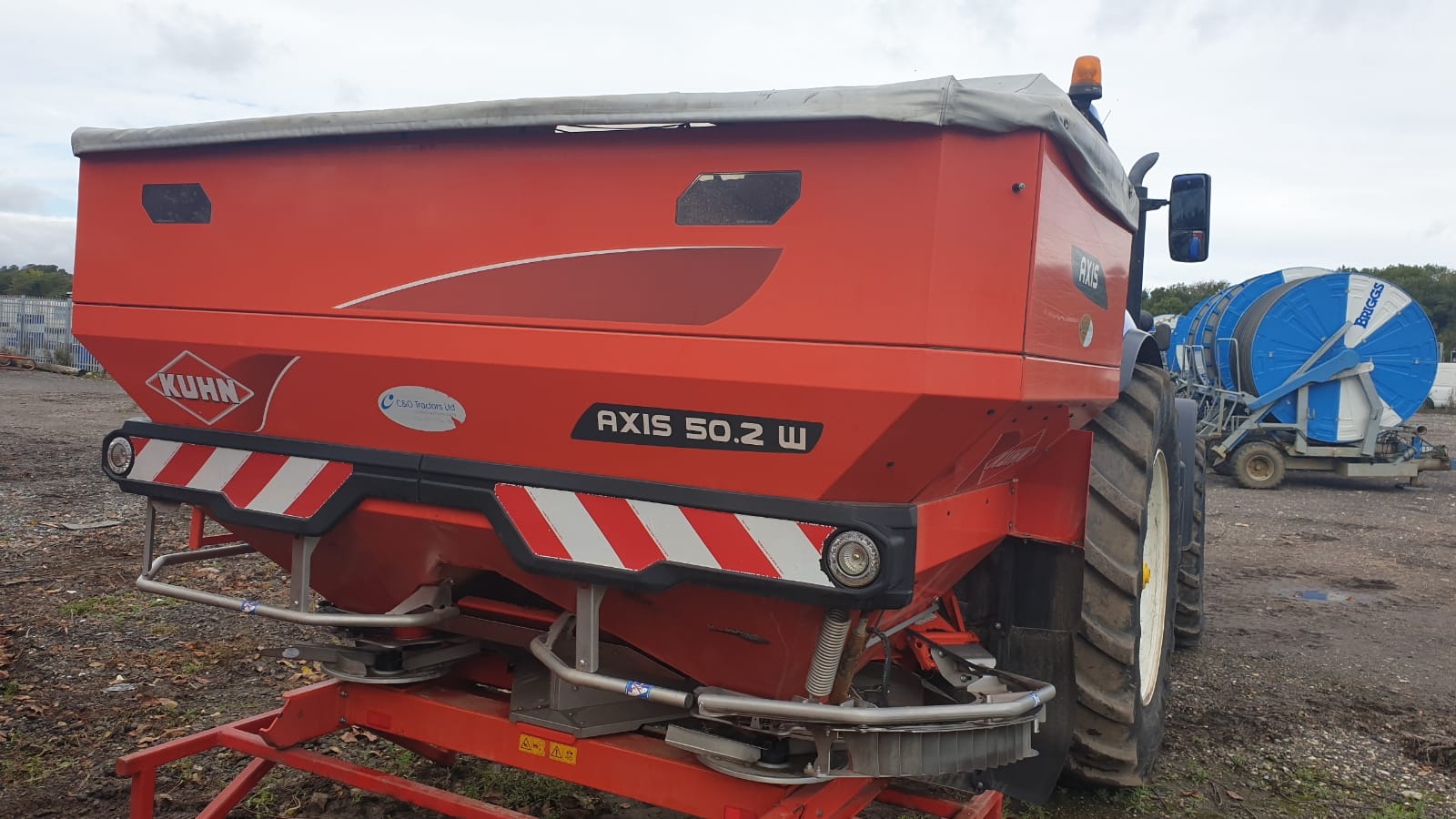 In STOCK KUHN AXIS 50.2W FERTILISER SPREADER at Haynes Agri