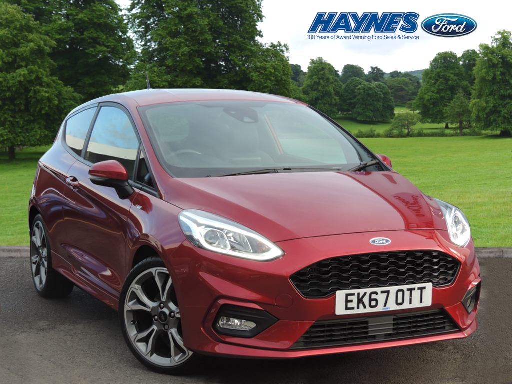 Used 2017 Ford FIESTA HATCHBACK STLine X Comfort Pack, Rear View Camera, B&O Play Audio & 18