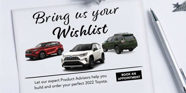Bring Us Your Toyota Wishlist