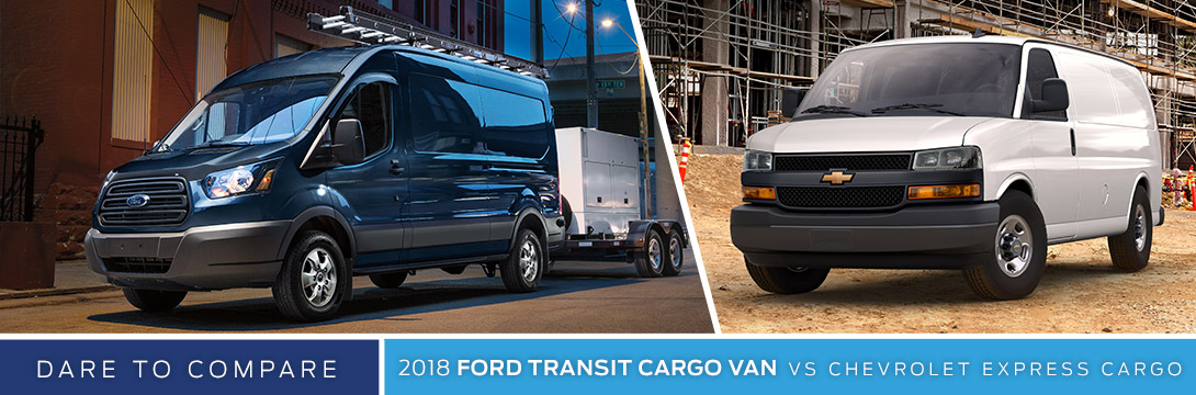 2018 Ford Transit Cargo Van Vs Chevy Express Cargo Sanderson Ford Phoenix Az 8297