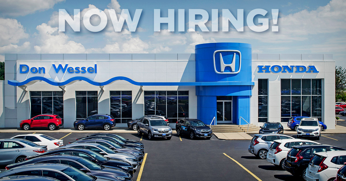 Don Wessel Honda Job Opportunities