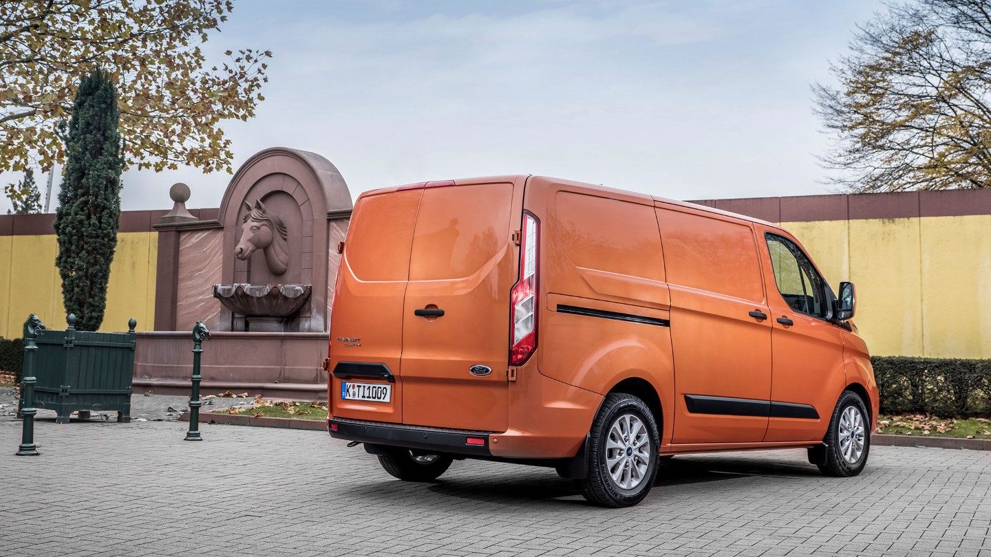 ford transit custom orange glow
