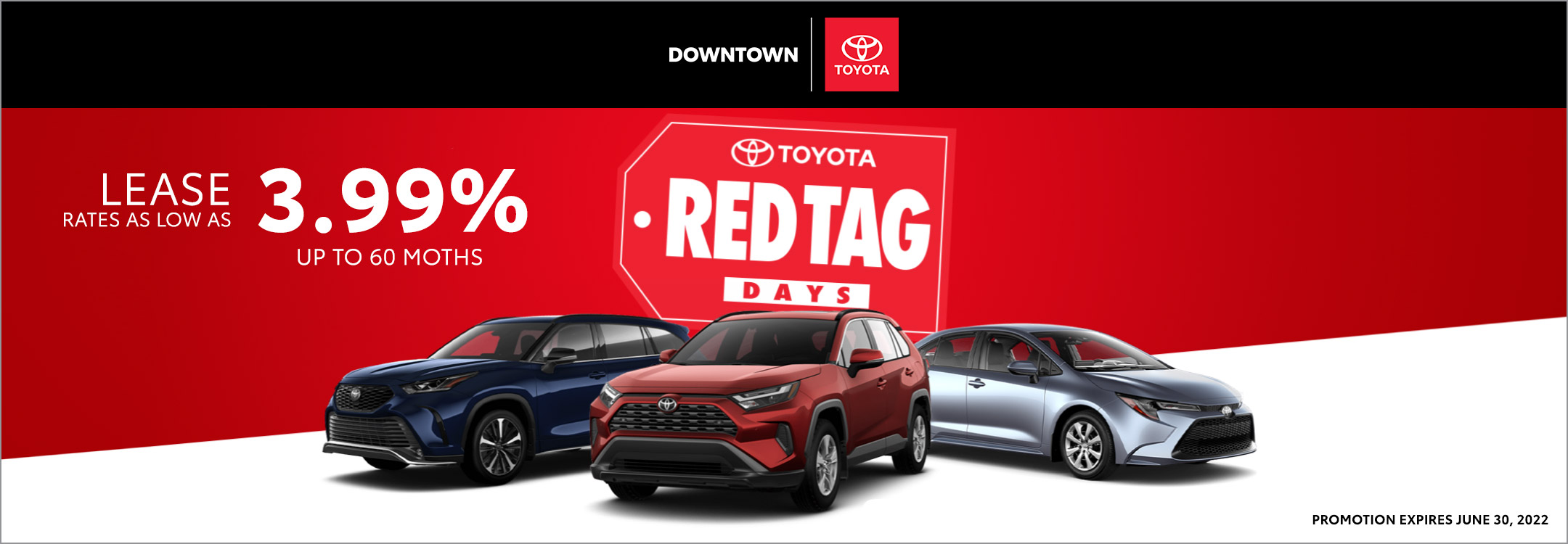Red Tag Days at Downtown Toyota in Toronto, ON