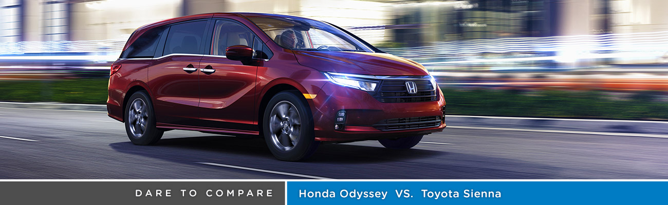 2023 Honda Odyssey vs. 2023 Toyota Sienna | Vallejo, CA