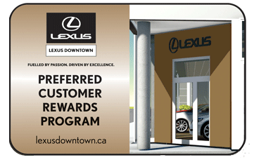 Lexus Downtown Preferred Customer Rewards Program