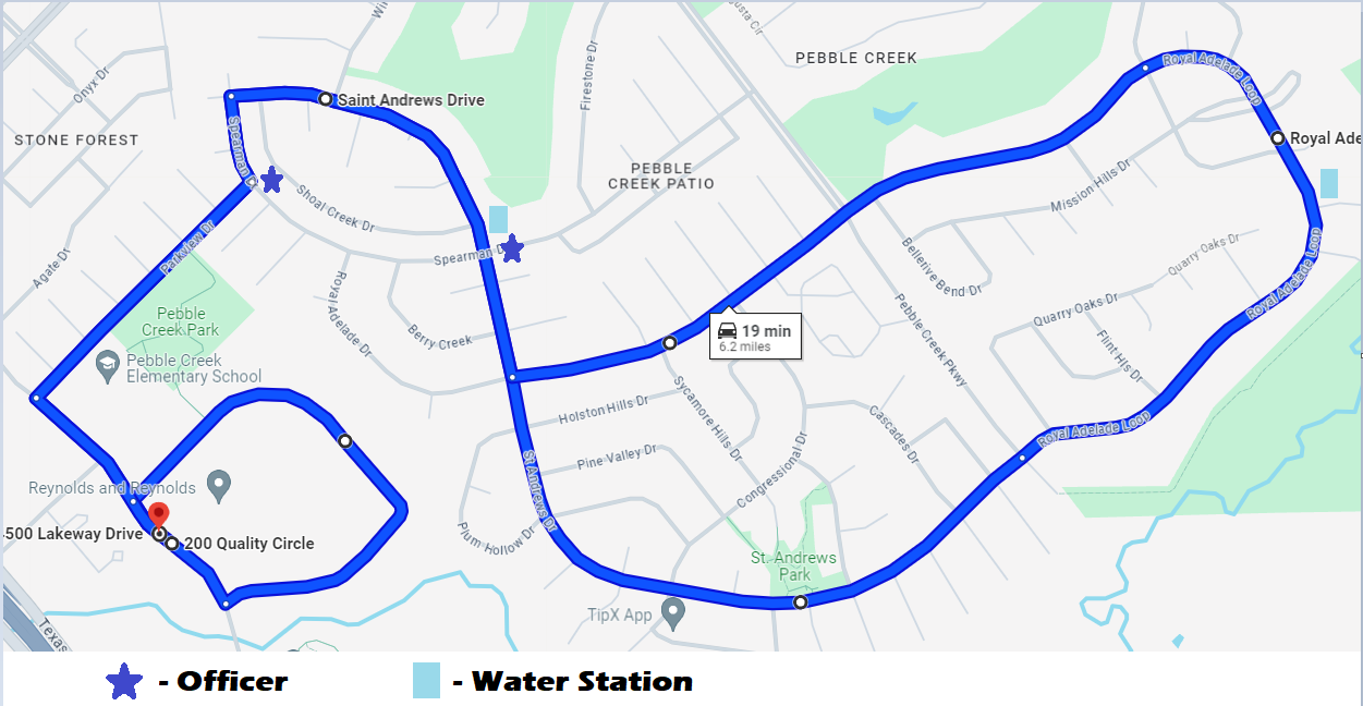 10K Route Map