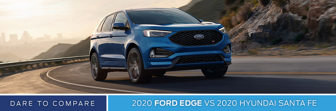 2020 Ford Edge vs. 2020 Hyundai Santa Fe in Phoenix, AZ at Sanderson Ford