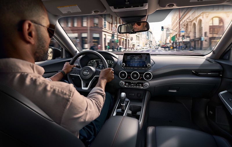Nissan Sentra Interior and Driver
