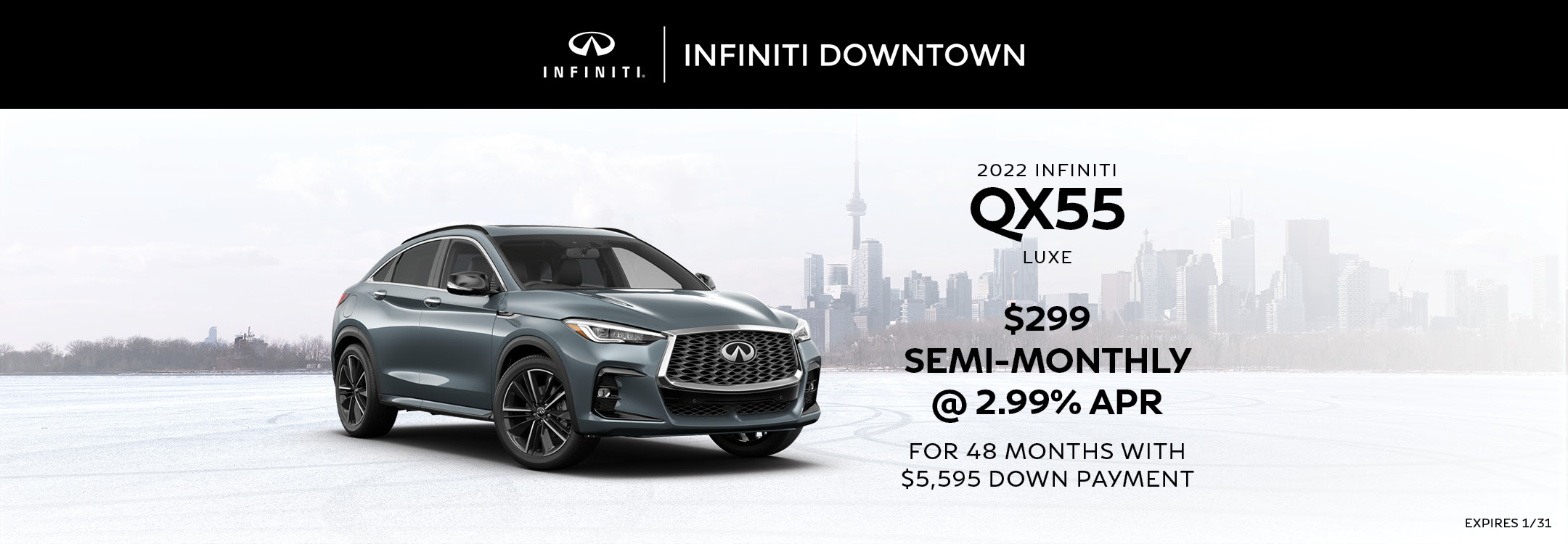 Special Offer at INFINITI Downtown in Toronto, ON