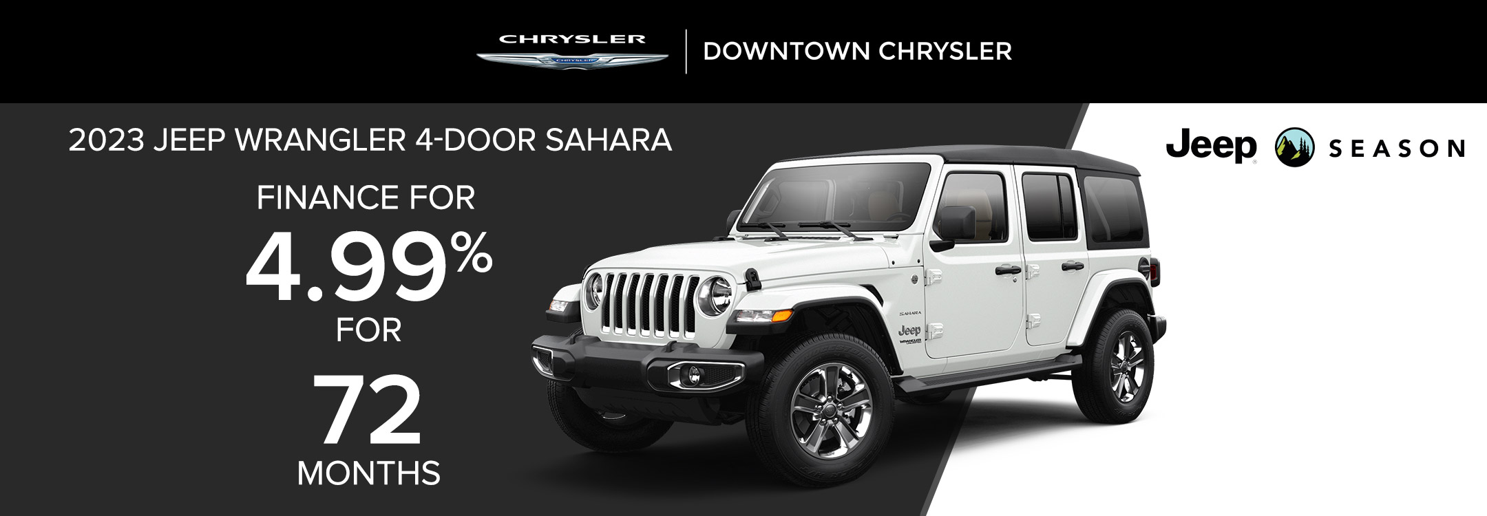 Jeep Season | Special Offers at Downtown Chrysler in Toronto, ON
