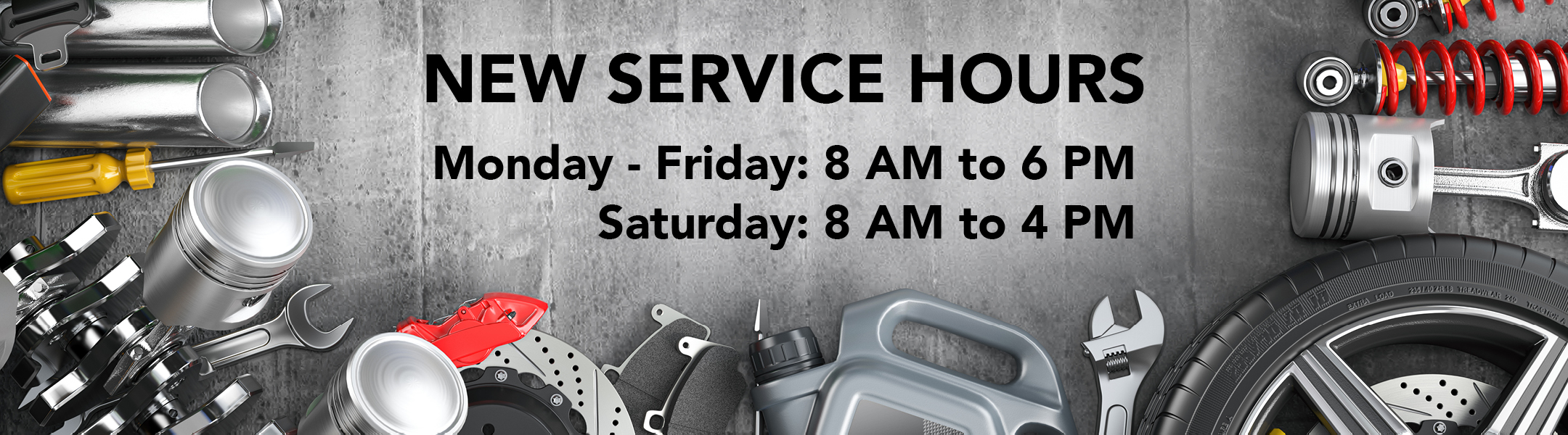 New Service Hours