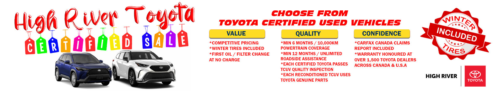 High River Toyota Certified Sale