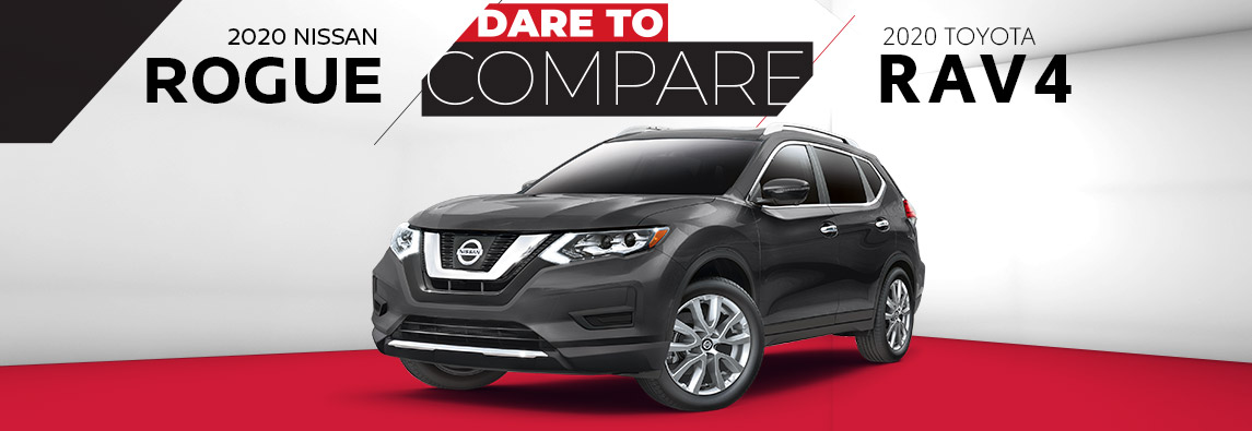 2020 Nissan Rogue VS 2020 Toyota RAV4 At Galesburg Nissan In Galesburg, IL