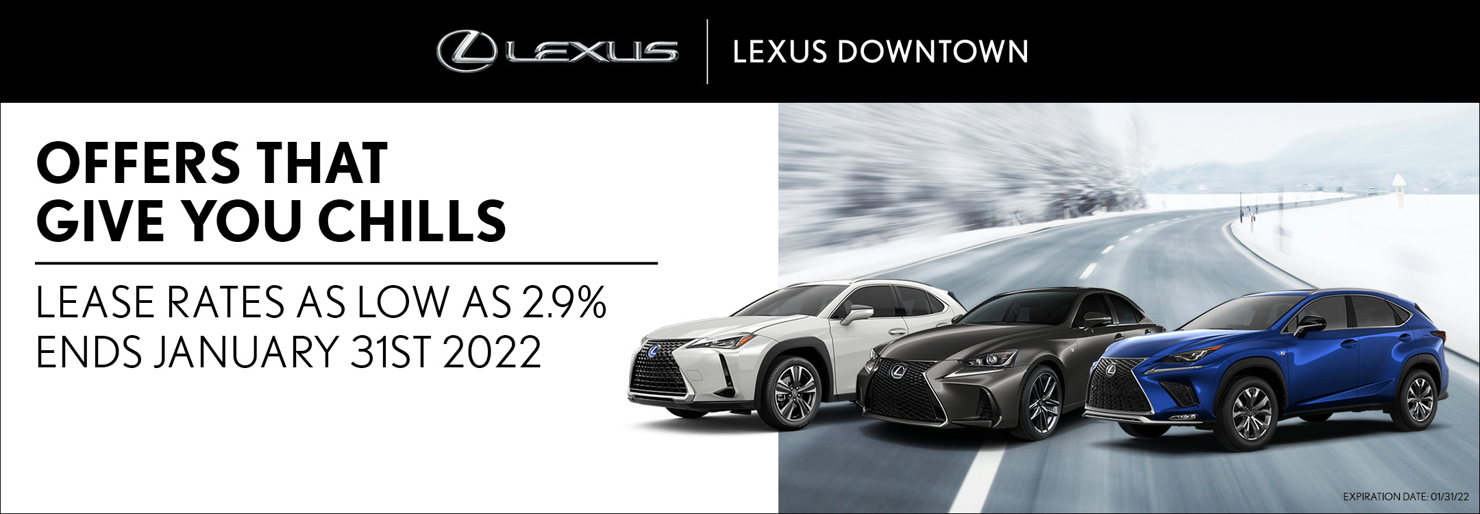 Offers that give you chills at Lexus Downtown