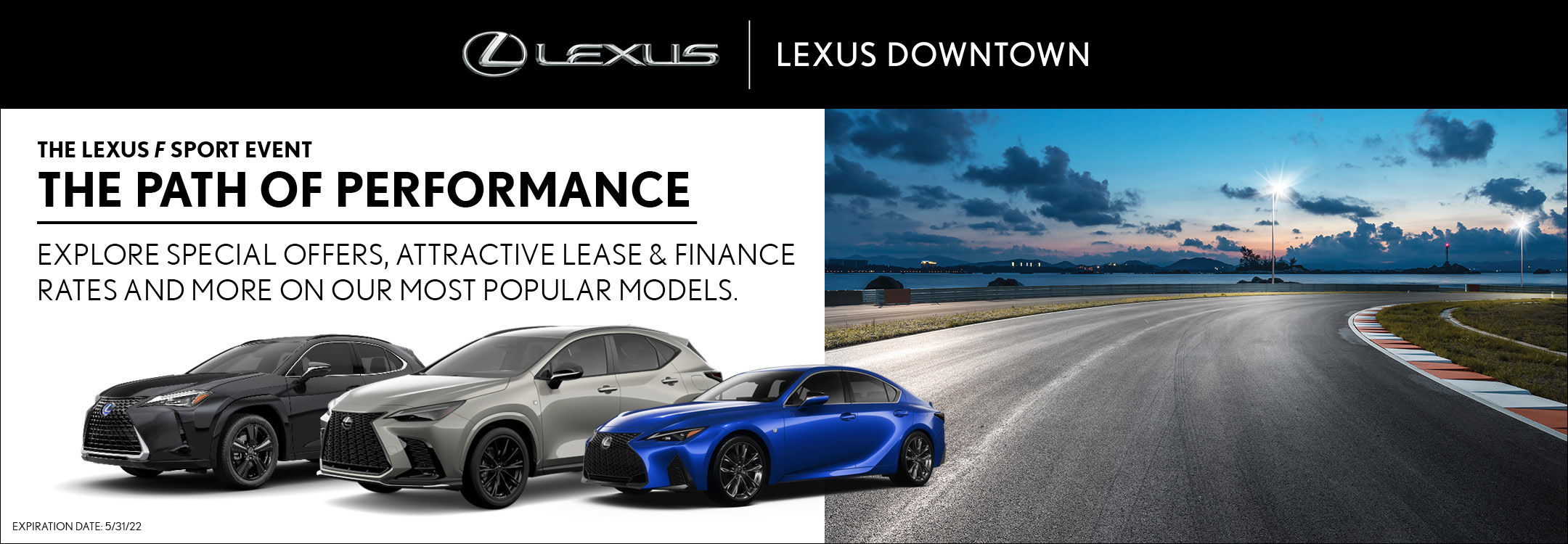 Shop The Path of Performance at Lexus Downtown in Toronto, ON