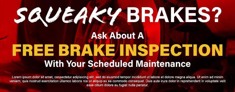 Free Brake Inspection with Scheduled Maintenance