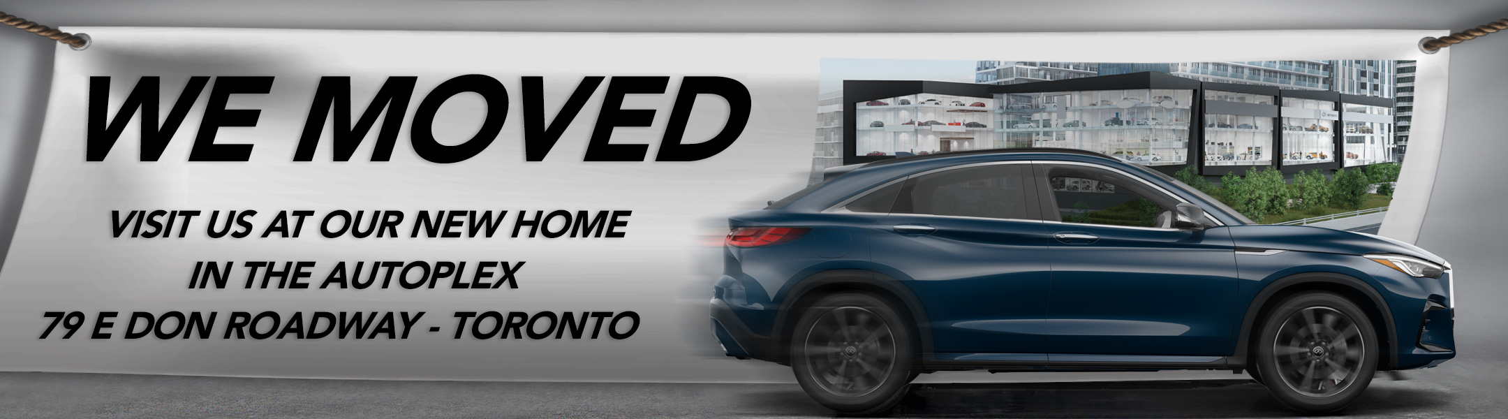 We Moved into the Autoplex in Toronto at 79 E Don Roadway