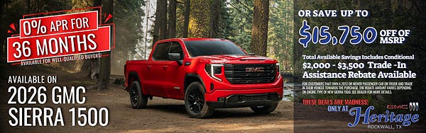 New 2026 GMC Sierra 1500 Models