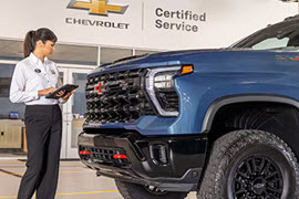 Service Tech and Vehicle