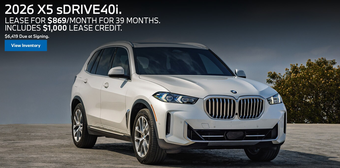 2026 X5 sDrive40i