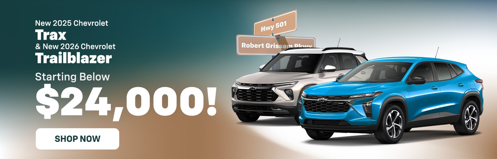 2025 Chevrolet Trax & 2026 Trailblazer Offer