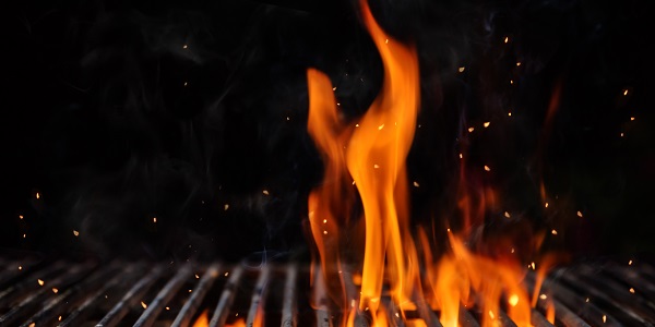 Grill fire