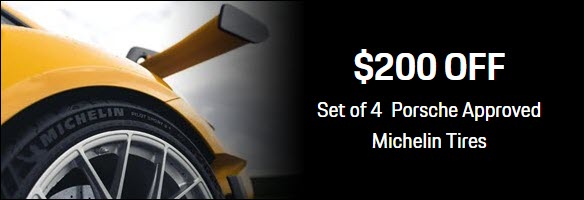 Service Offer – Porsche Approved Michelin Tires