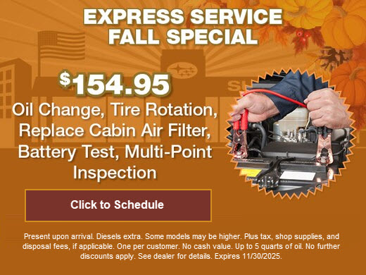 Express Service Fall Special