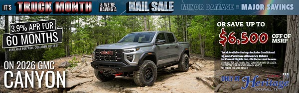 New 2026 GMC Canyon Models