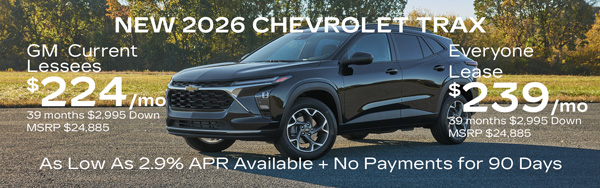New 2026 Chevrolet Trax
