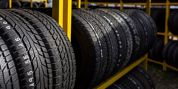 Rack of tires