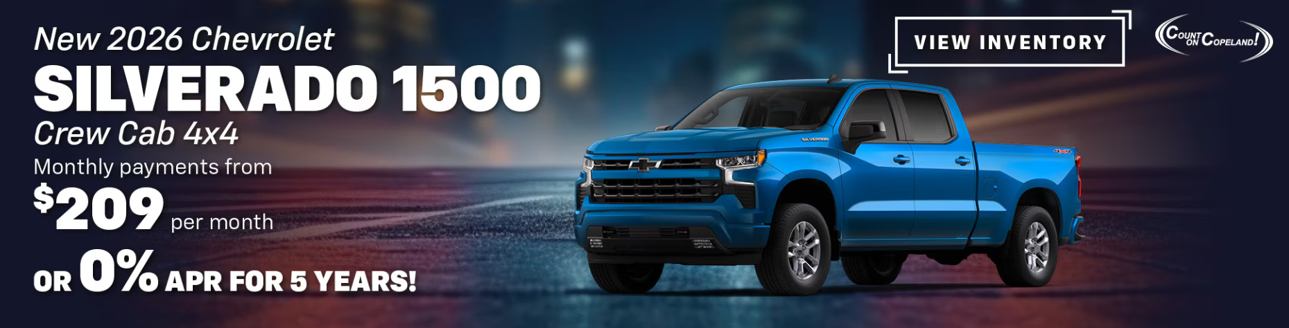 New 2026 Silverado 1500 Crew Cab 4X4