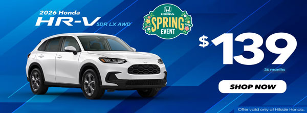 2026 Honda HR-V Offer