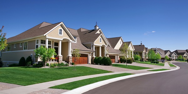 Suburban homes