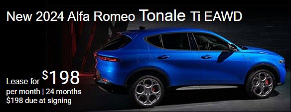 Special 2024 Alfa Romeo Tonale Lease