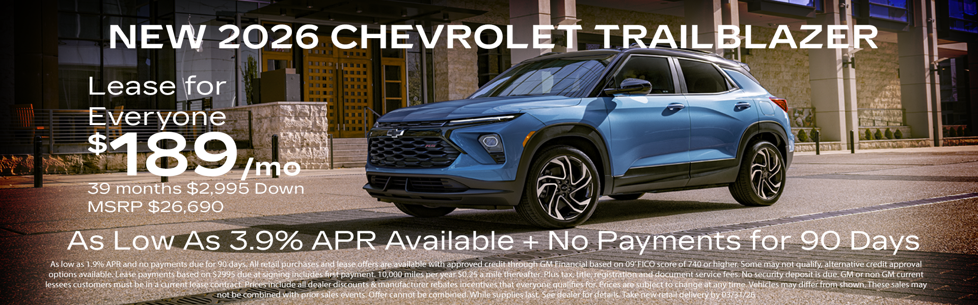 2026 Chevrolet Trailblazer