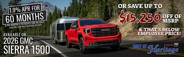New 2026 GMC Sierra 1500 Models