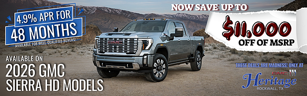 New 2026 GMC Sierra HD Models