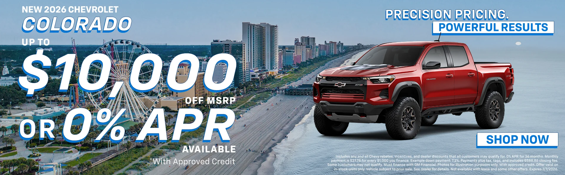 2026 Chevrolet Colorado Offer