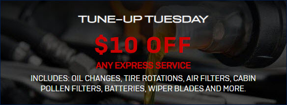 SERVICE SPECIAL - Tune-Up Tuesday - Express Service