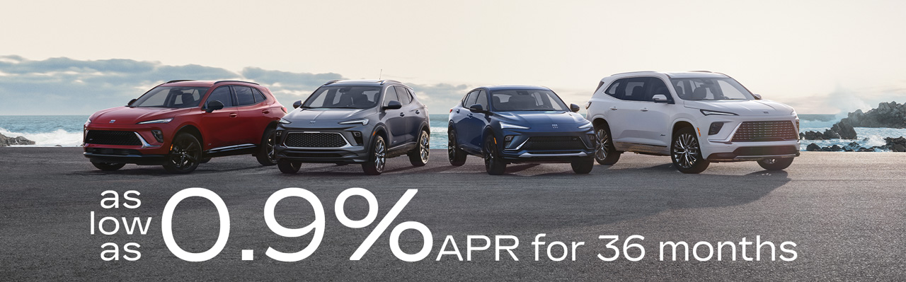 As low as 0.9% APR for 36 months