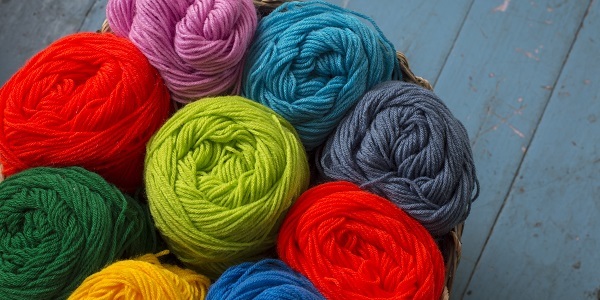 Bundles of yarn