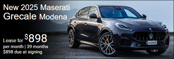 Special New 2025 Maserati Grecale Lease
